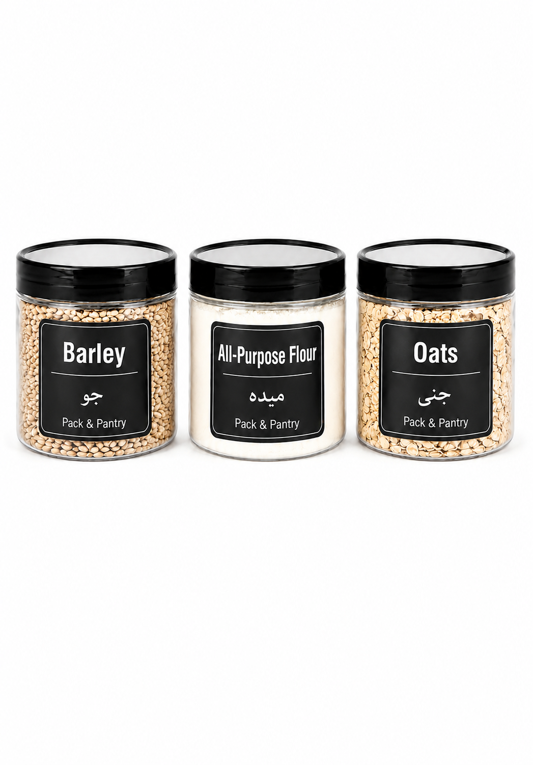 FREE Delivery | 9-Piece Airtight Food Storage Jar Set – 3 Sizes