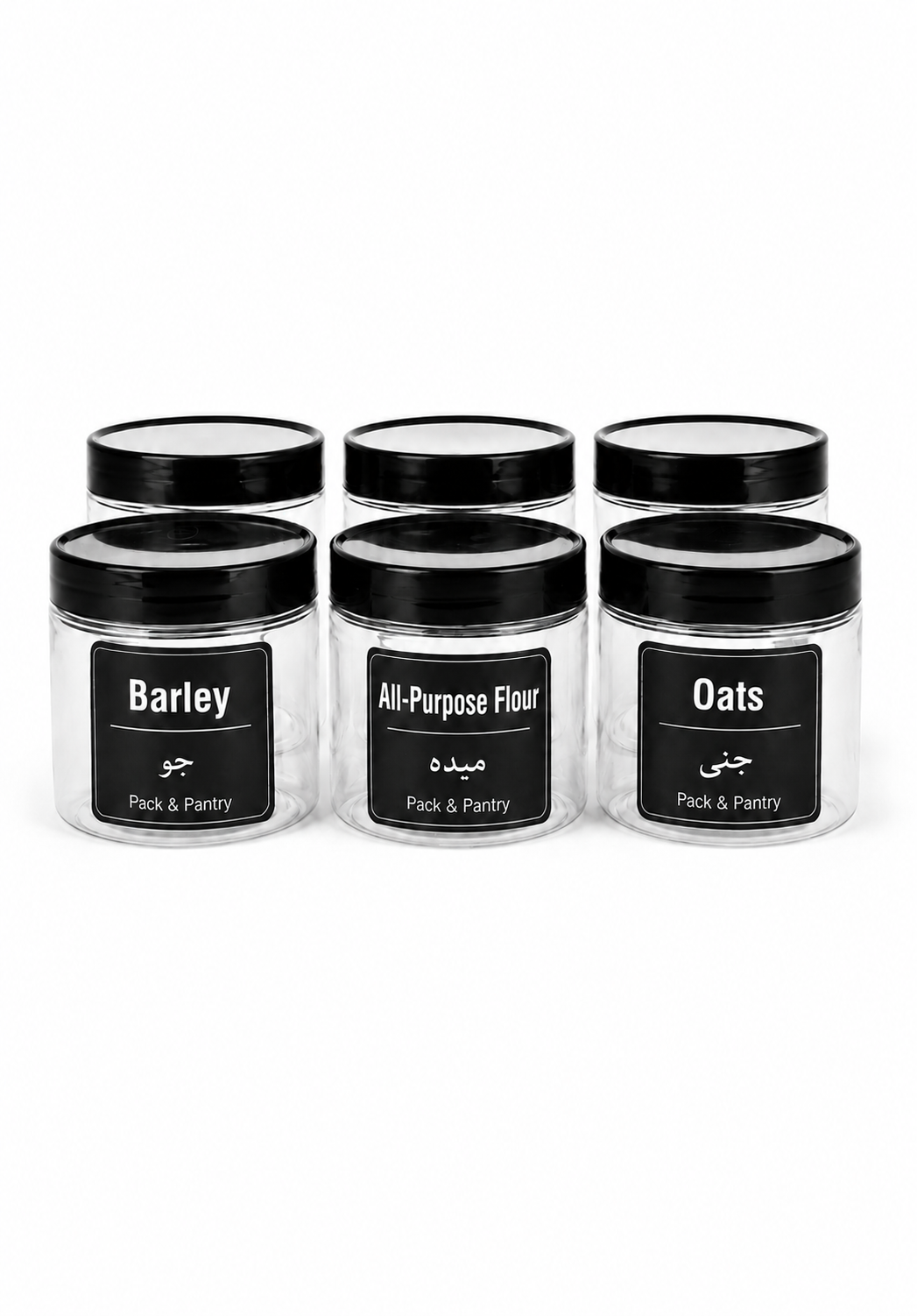 FREE Delivery | 18-Piece Plastic Food Storage Jar Set – Mega deal