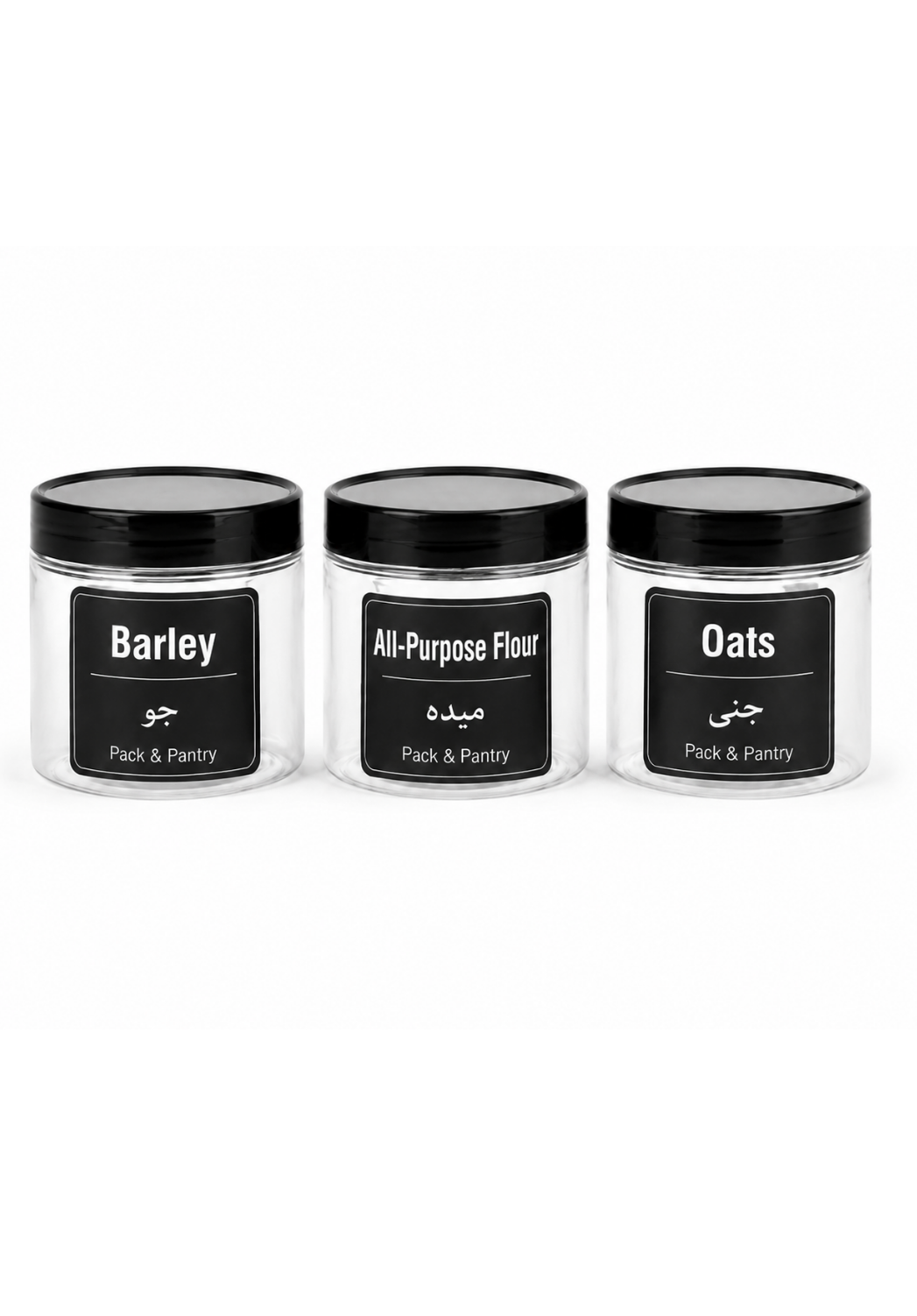 FREE Delivery | 9-Piece Airtight Food Storage Jar Set – 3 Sizes